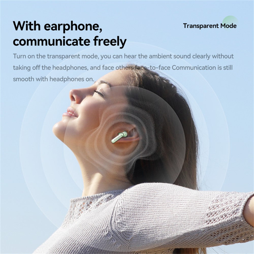 MBLUE AR09 TWS Bluetooth-compatible 5.4 In-ear Earphones Low Latency Wireless Music Headset