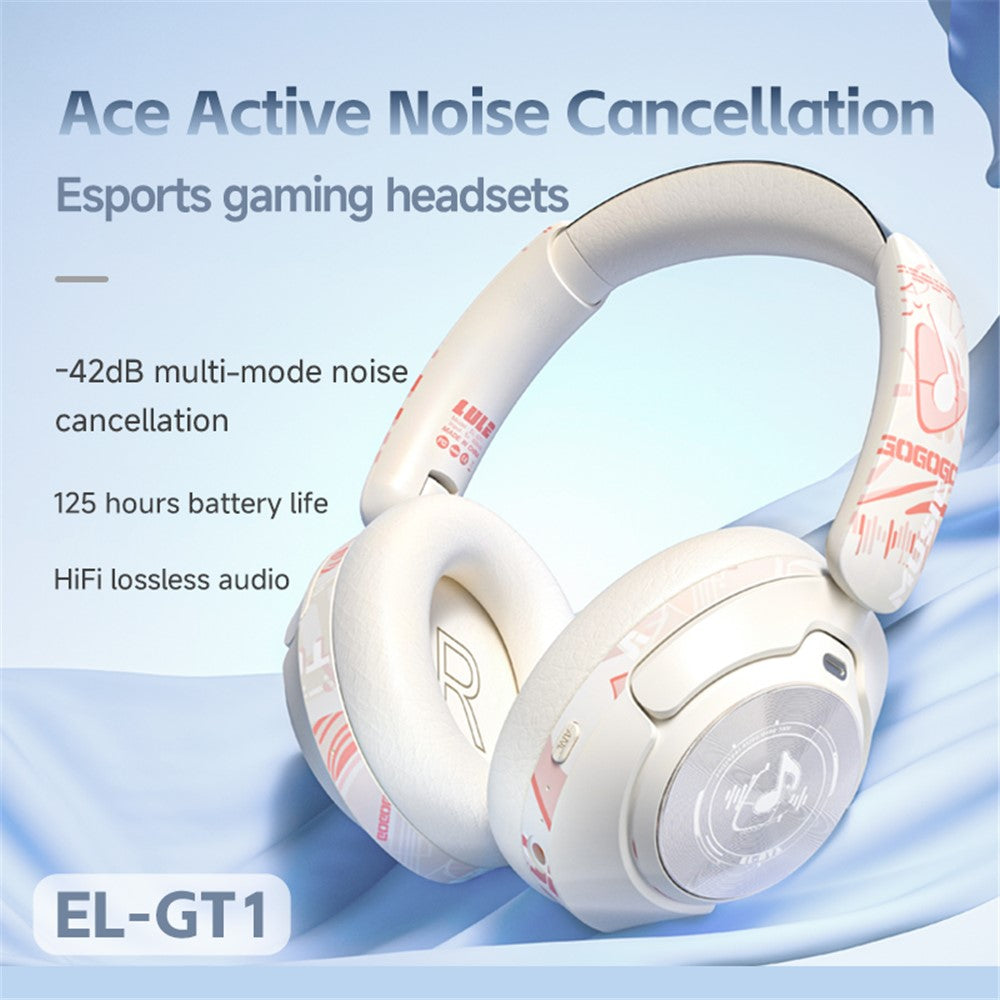 EL-GT1 Wireless Stereo Bluetooth-compatible Headphone Over-Ear ANC Gaming Music Headset