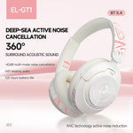 EL-GT1 Wireless Stereo Bluetooth-compatible Headphone Over-Ear ANC Gaming Music Headset