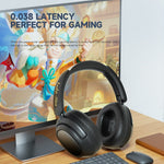LULE King 2.4G Trådløst Bluetooth-kompatibelt Stereo Hovedtelefon Over-Ear Støjreducerende Gaming Musik Headset