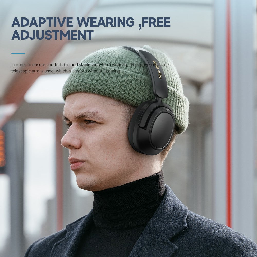 LULE King 2.4G Trådløst Bluetooth-kompatibelt Stereo Hovedtelefon Over-Ear Støjreducerende Gaming Musik Headset