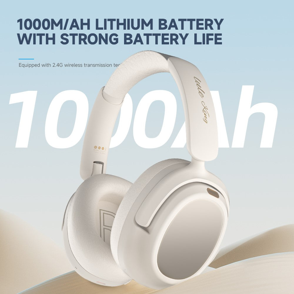 LULE King 2.4G Trådløst Bluetooth-kompatibelt Stereo Hovedtelefon Over-Ear Støjreducerende Gaming Musik Headset