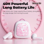 GS-T1 TWS Bluetooth-compatible 5.4 Earphones Creative Backpack Charging Box Wireless Music Headset