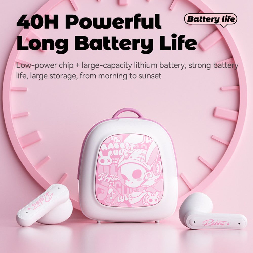 GS-T1 TWS Bluetooth-compatible 5.4 Earphones Creative Backpack Charging Box Wireless Music Headset