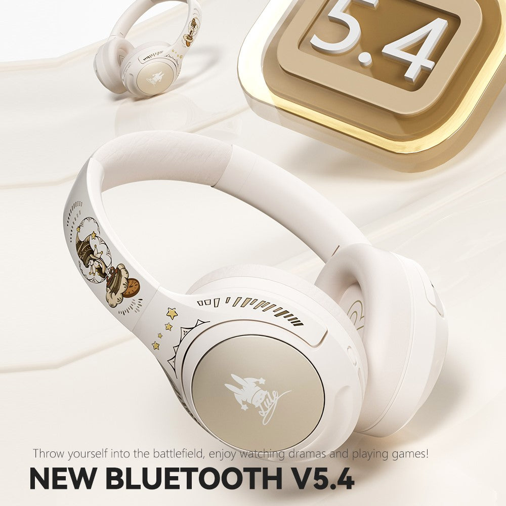 EL-GT2 ANC Støjreducerende Bluetooth-kompatible hovedtelefoner Trådløse Over-Ear Gaming Musikhovedsæt