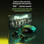 DUDAO U16H TWS Bluetooth-compatible 5.2 In-Ear Earphones Low Latency Wireless Music Gaming Headset