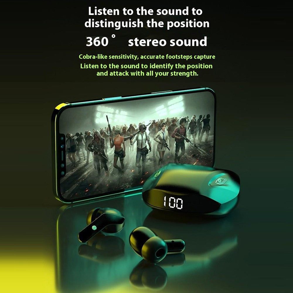 DUDAO U16H TWS Bluetooth-compatible 5.2 In-Ear Earphones Low Latency Wireless Music Gaming Headset