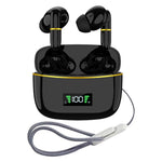 J2 Bluetooth-compatible 5.3 Wireless Earbuds Touch Control LED Display Earphone with Charging Case