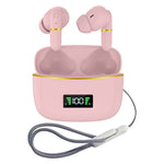 J2 Bluetooth-compatible 5.3 Wireless Earbuds Touch Control LED Display Earphone with Charging Case