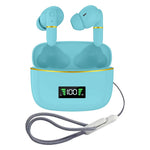 J2 Bluetooth-compatible 5.3 Wireless Earbuds Touch Control LED Display Earphone with Charging Case