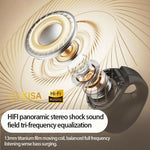 A20 2 Pairs ENC Noise Reduction Bluetooth 5.3 Wireless Earbuds with Rotating Charging Case