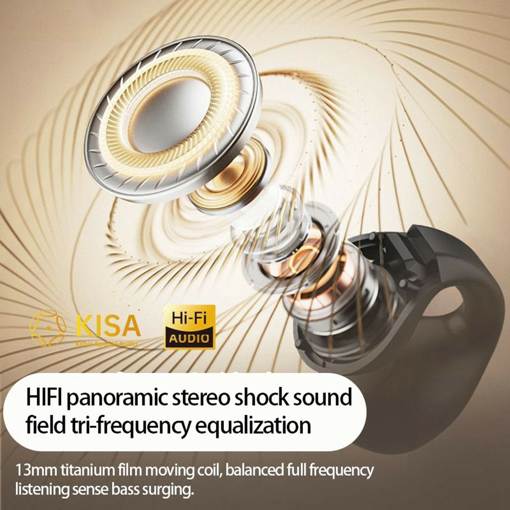 A20 2 Pairs ENC Noise Reduction Bluetooth 5.3 Wireless Earbuds with Rotating Charging Case