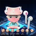 KOTION EACH RS3 Cartoon TWS Bluetooth-compatible Earbuds Noise Cancellation Gaming Earphones