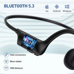 S2 Bone Conduction Headset IPX5 Vandtæt Åben Øre Udendørs Sport Bluetooth-kompatible Høretelefoner
