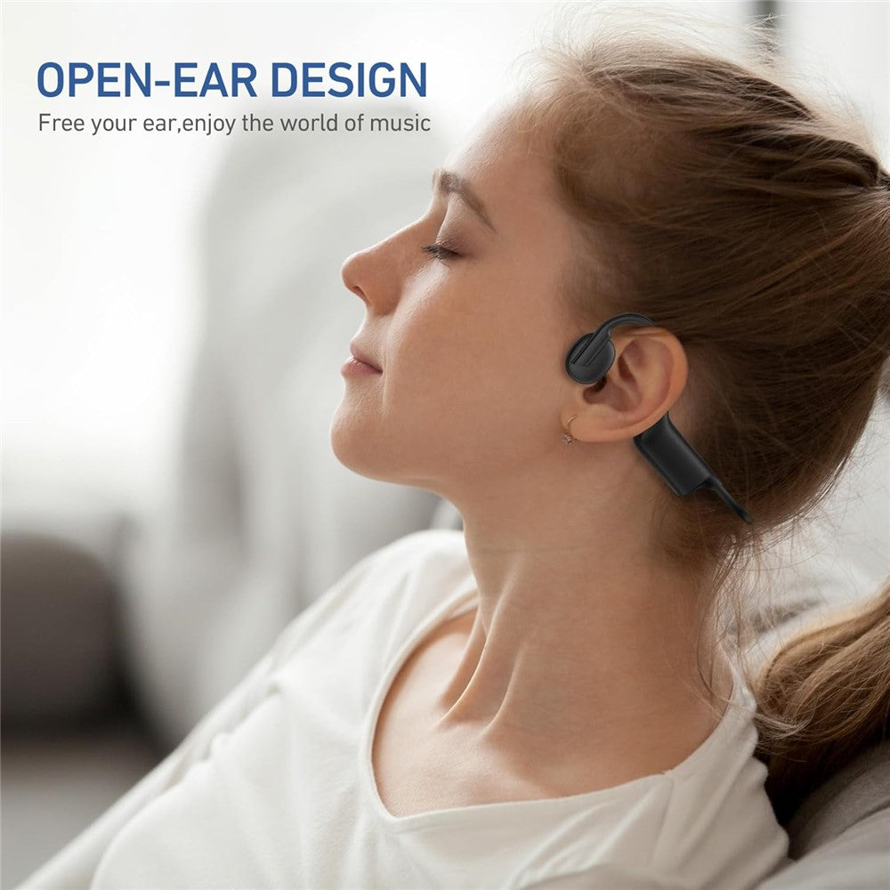 S2 Bone Conduction Headset IPX5 Vandtæt Åben Øre Udendørs Sport Bluetooth-kompatible Høretelefoner