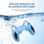 For Sony PlayStation 5 Controller Silicone Case Flame Design Shock Absorbing Grip Protective Cover