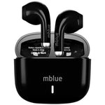 MBLUE AR02 Bluetooth-compatible 5.4 Low Latency Gaming Earphones Semi In Ear Wireless Headphones