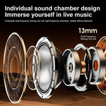 MBLUE AR02 Bluetooth-compatible 5.4 Low Latency Gaming Earphones Semi In Ear Wireless Headphones