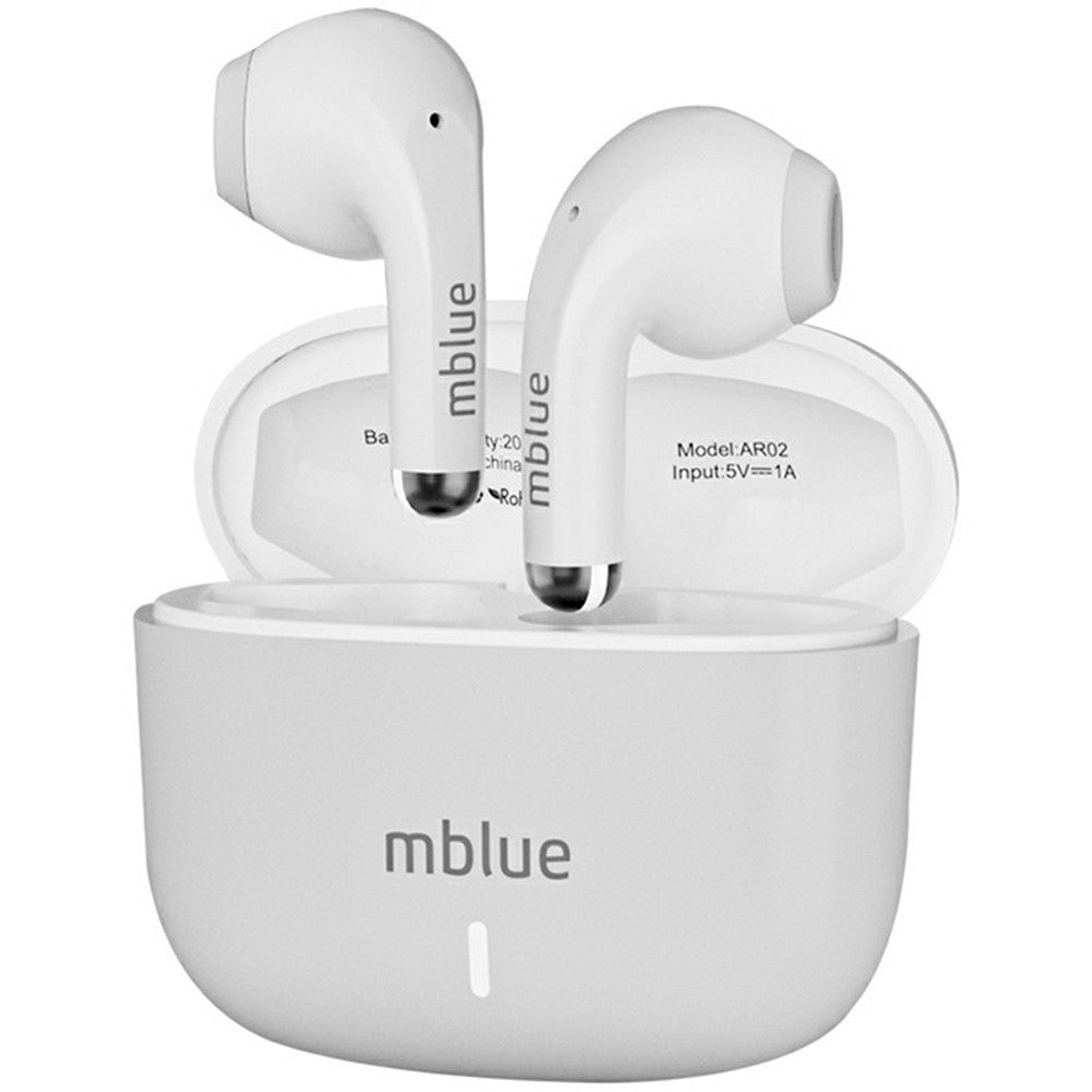MBLUE AR02 Bluetooth-compatible 5.4 Low Latency Gaming Earphones Semi In Ear Wireless Headphones