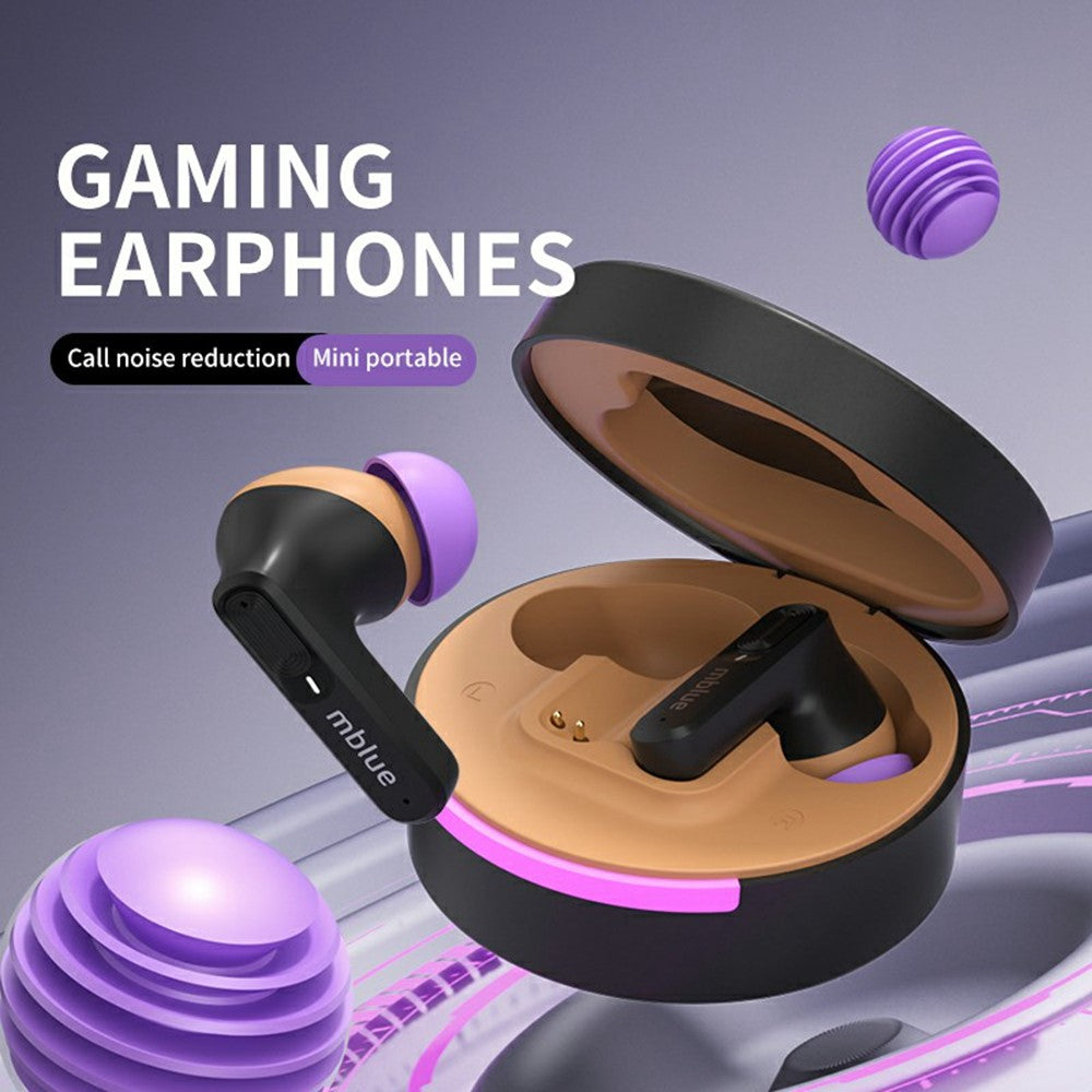 MBLUE AR03pro ANC Noise Cancellation Bluetooth-compatible 5.3 Earbuds Low Latency Gaming Earphones