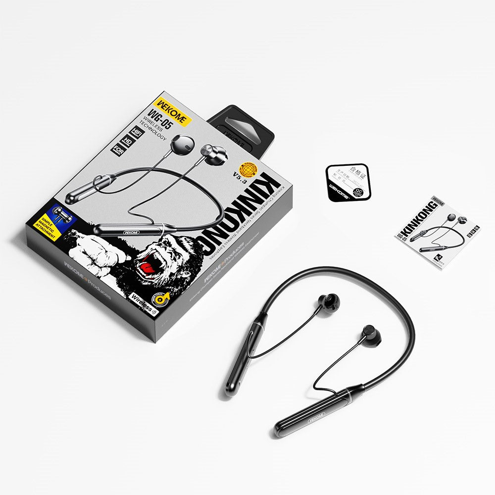 WEKOME WG-05 Trådlösa Hörlurar med Halsband, 14 mm Driver, Magnetisk Design, Bluetooth-kompatibla Hörlurar