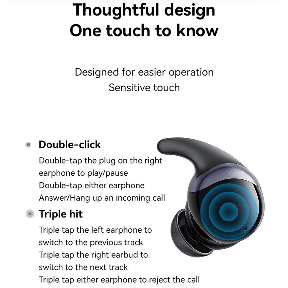 YESIDO TWS30 TWS Wireless Earbuds ANC Noise Cancelling Bluetooth-compatible Earphones