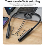 YESIDO YSP22 ENC Brusreducerande Bluetooth-kompatibla 5.3 Hörlurar med Halsband och LED-strömdisplay