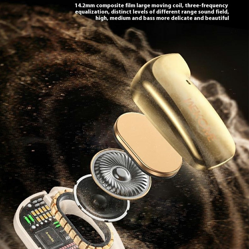 WEKOME WS-17 Open Ear Hovedtelefoner Bluetooth-kompatibel 5.4 OWS Hængende Høretelefoner Ørepropper 15 timers spilletid