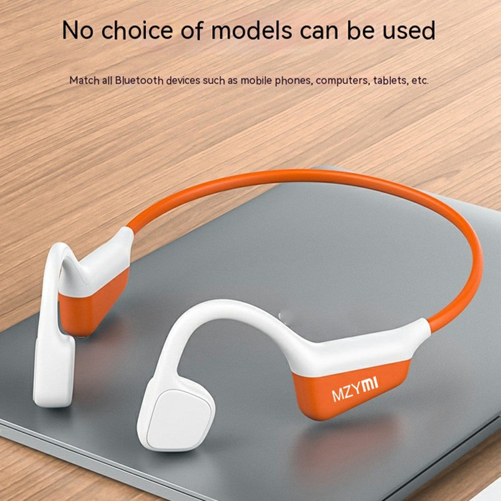 MZYMI I18PRO Bluetooth-compatible Neckband Headphones Bone Conduction Wireless Headset for Outdoor Sports
