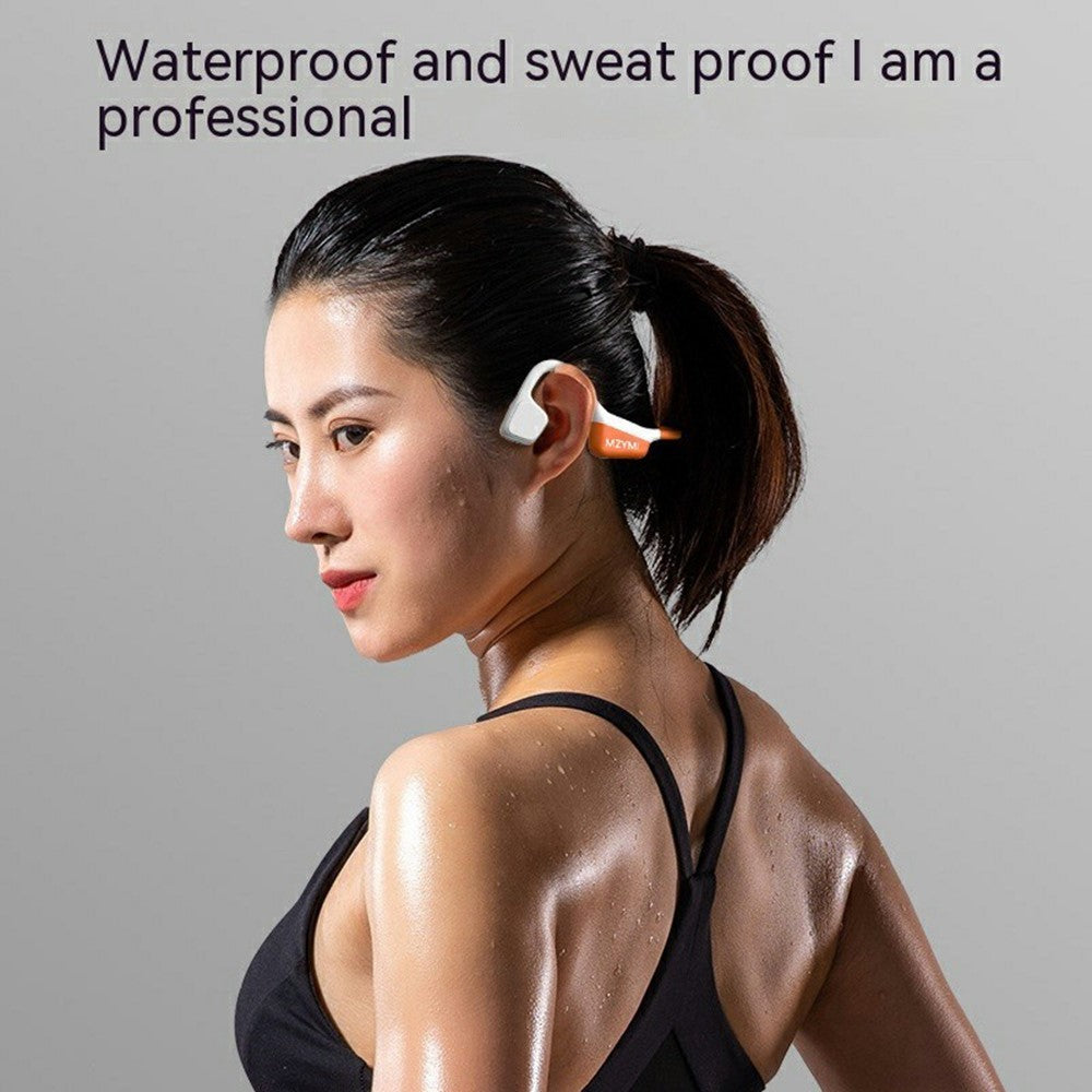 MZYMI I18PRO Bluetooth-compatible Neckband Headphones Bone Conduction Wireless Headset for Outdoor Sports