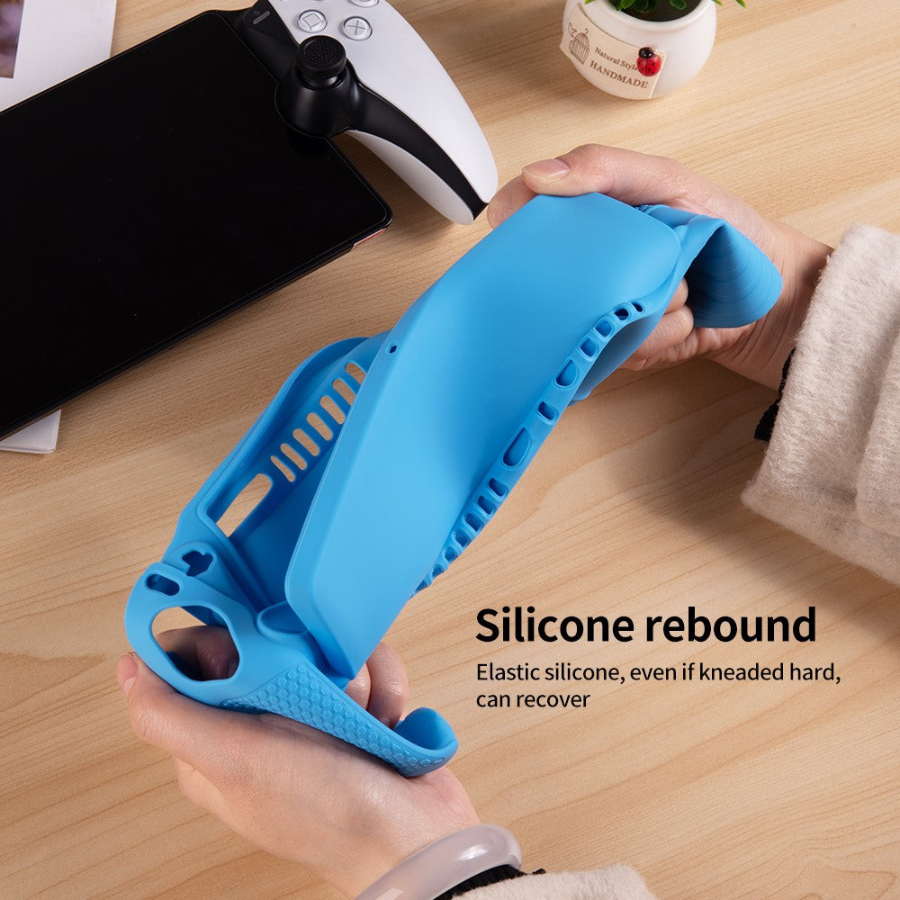 For Sony PlayStation Portal Silicone Protective Case Anti Slip Handheld Game Console Shockproof Cover