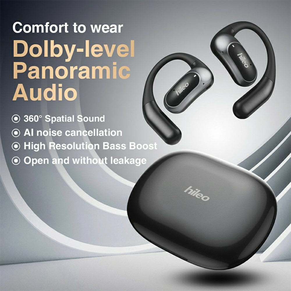 HILEO Hi95 Open-Ear Bluetooth-kompatible hovedtelefoner trådløst stereoheadset