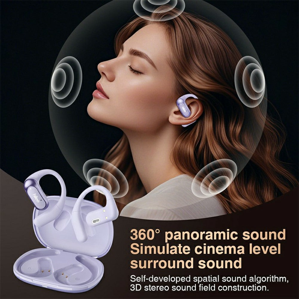 HILEO Hi95 Open-Ear Bluetooth-kompatible hovedtelefoner trådløst stereoheadset