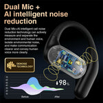 HILEO Hi95 Open-Ear Bluetooth-kompatible hovedtelefoner trådløst stereoheadset
