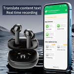 B11 Smart Voice Translation Earbuds Noise Reduction Bluetooth-Compatible In Ear Headphones