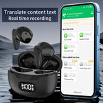 B28 150 sprog smarte stemmeoversættelseshøretelefoner Bluetooth-kompatible semi in-ear høretelefoner