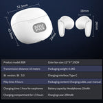 B28 150 sprog smarte stemmeoversættelseshøretelefoner Bluetooth-kompatible semi in-ear høretelefoner