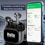 BY16 Smart Stemmeoversættende Høretelefoner 150 Sprog Oversætter Bluetooth-kompatible Hovedtelefoner