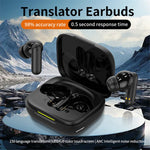 B19 150 Languages Smart Voice Translation Earbuds HD Calls Wireless Bluetooth-Compatible In Ear Headphones