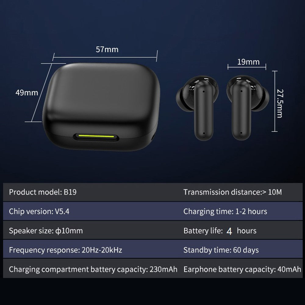 B19 150 Languages Smart Voice Translation Earbuds HD Calls Wireless Bluetooth-Compatible In Ear Headphones