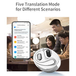 XG99 144 Languages Smart Voice Translation Earphones Bluetooth-Compatible OWS Open Ear Headphones