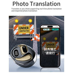 XG99 144 Languages Smart Voice Translation Earphones Bluetooth-Compatible OWS Open Ear Headphones