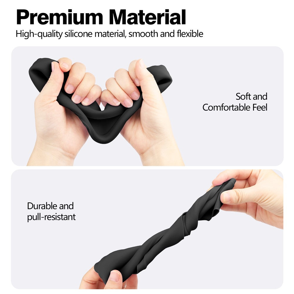 Til Meta Quest 3S Silikone Tilbehørssæt med VR Headset Cover / Controller Greb / Ansigtsmaske