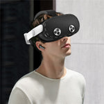 Til Meta Quest 3S Silikone Tilbehørssæt med VR Headset Cover / Controller Greb / Ansigtsmaske
