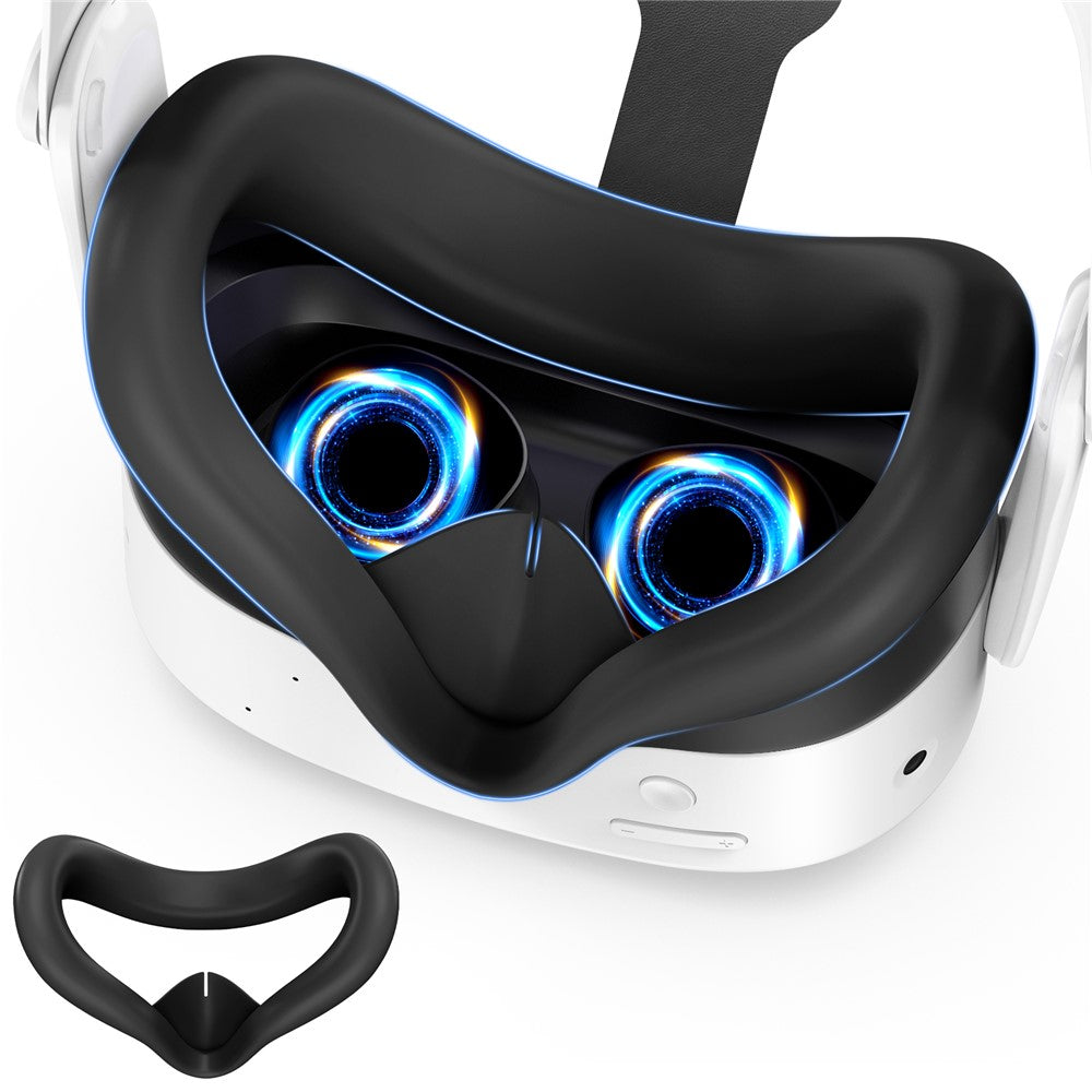 Til Meta Quest 3S Silikone Tilbehørssæt med VR Headset Cover / Controller Greb / Ansigtsmaske