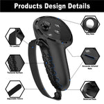 Til Meta Quest 3S Silikone Tilbehørssæt med VR Headset Cover / Controller Greb / Ansigtsmaske