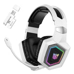 ONIKUMA GT806 Gaming Headset Triple Mode RGB Lighting Surround Sound Bluetooth-Compatible Headphones