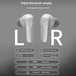 A98 ENC Noise Cancellation Wireless Headphones TWS Bluetooth-compatible Earbuds with Microphone
