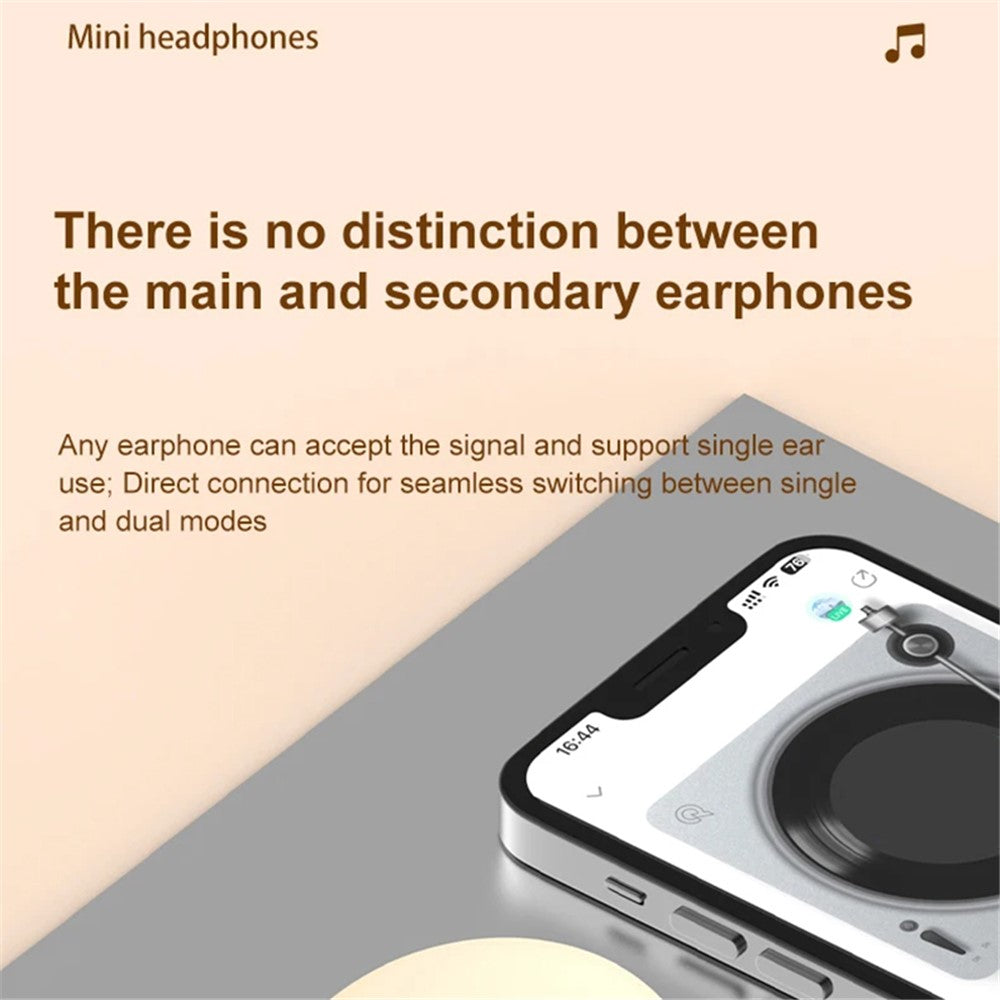SK26 HiFi Sound Wireless Bluetooth-compatible Earbuds for Sleep Noise Cancelling Invisible Mini Headphones