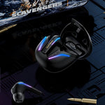 ONIKUMA T27 IPX4 Waterproof 2.4G Wireless Bluetooth-Compatible Gaming Earbuds Low Latency True Wireless Earphones